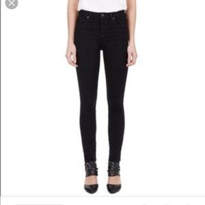 NWT Sass  & bide high line denim jeans black 24
